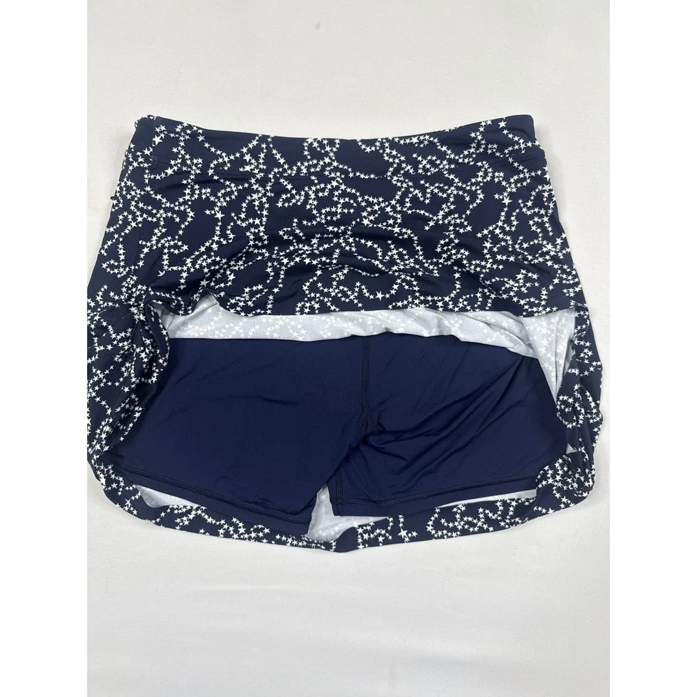 G/FORE Golf‎ Skort Womens Small Navy White Star Print Performance Skirt Active